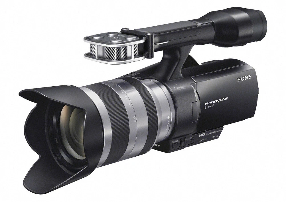 The Sony NEX-VG20 interchangeable lens camcorder