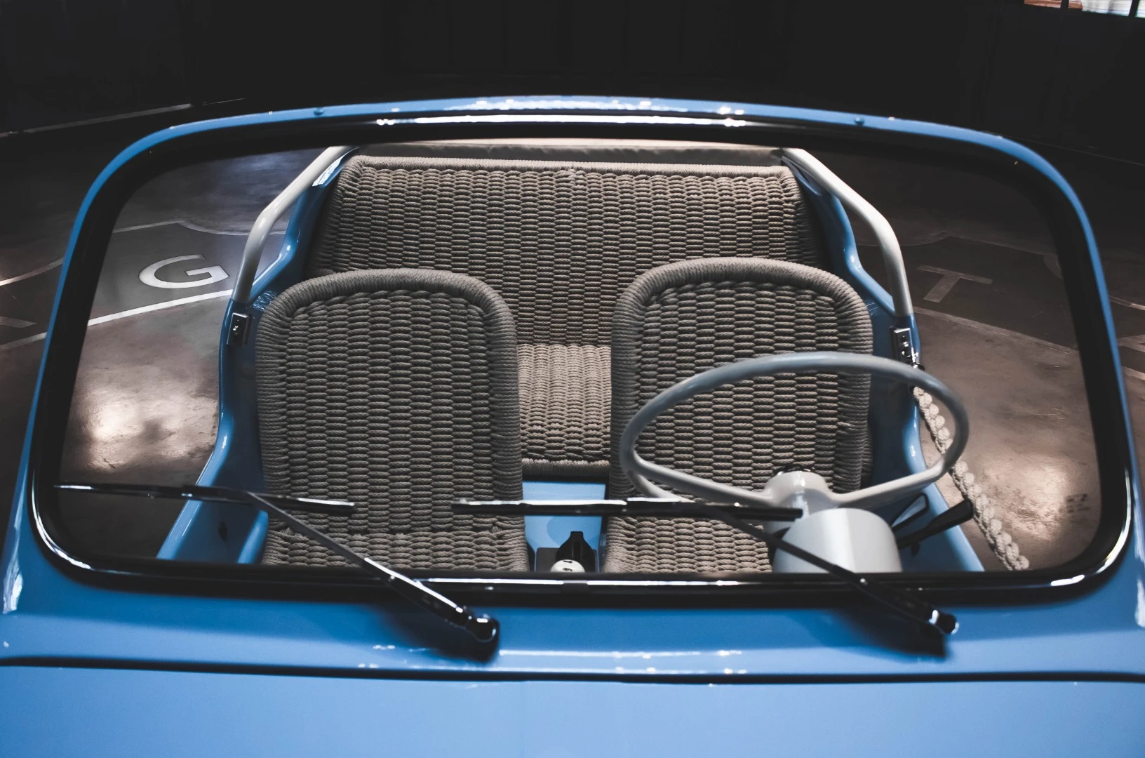 The windscreen was completely re-modeled for improved safety