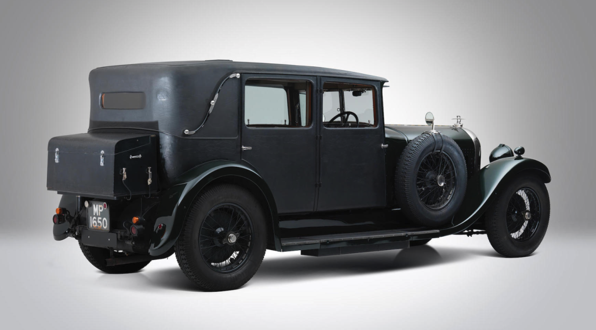 €1,150,000 | 1928 Bentley 6½-Liter Four Light Weymann Fabric Sports Saloon | Auction Description: Bonhams