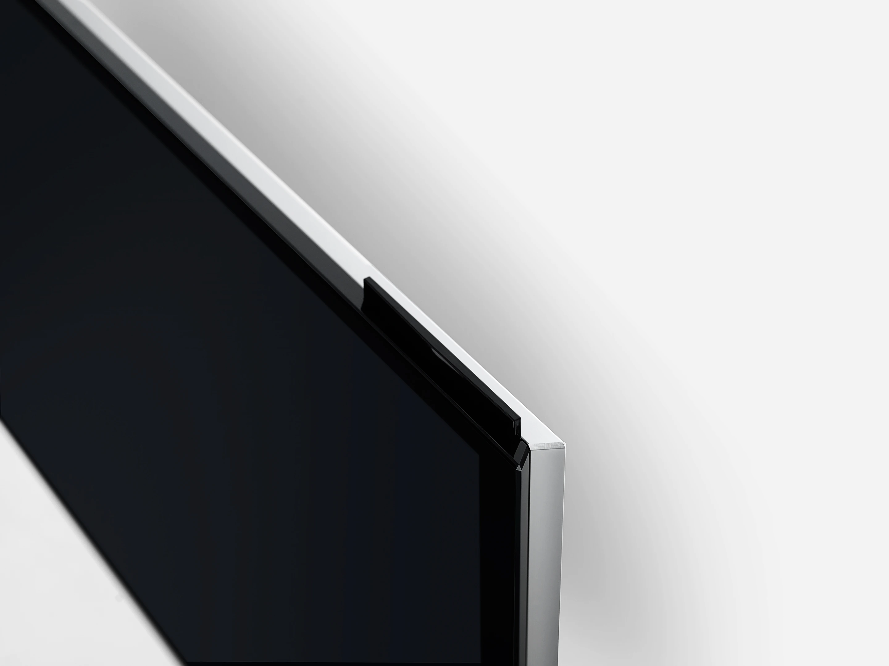 The BeoVision Avant is fashioned fron high-grade anodized aluminum