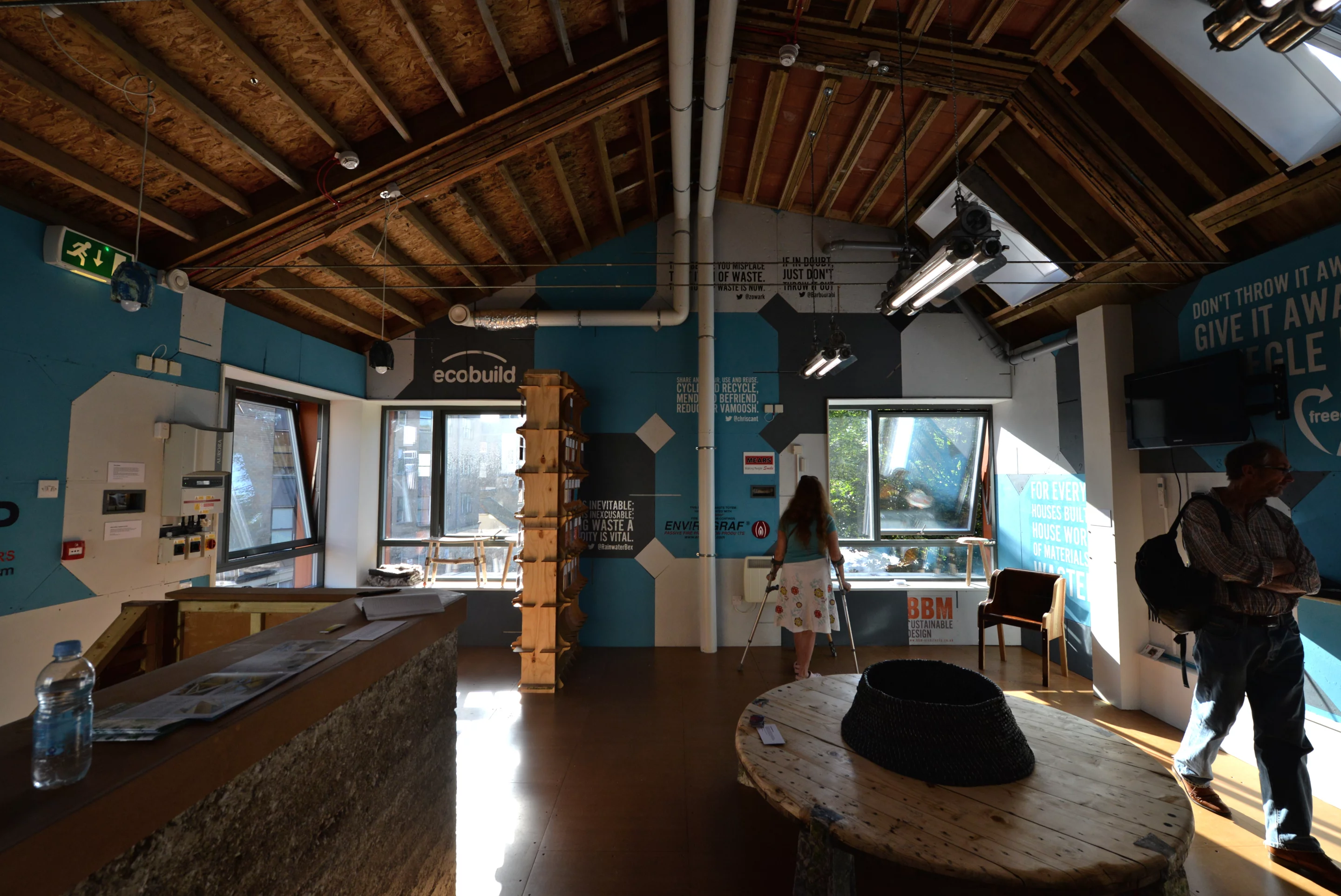 Waste House serves as an exhibition space and design studio (Photo: BBM)