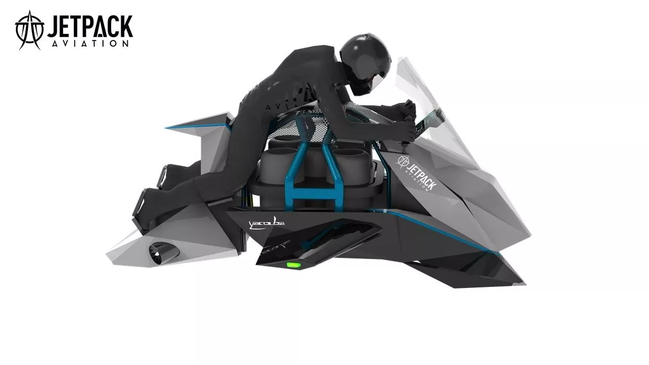 Dynamically unstable: the Speeder balances in the air much like a rocket, gimbaling its engines to balance the load above