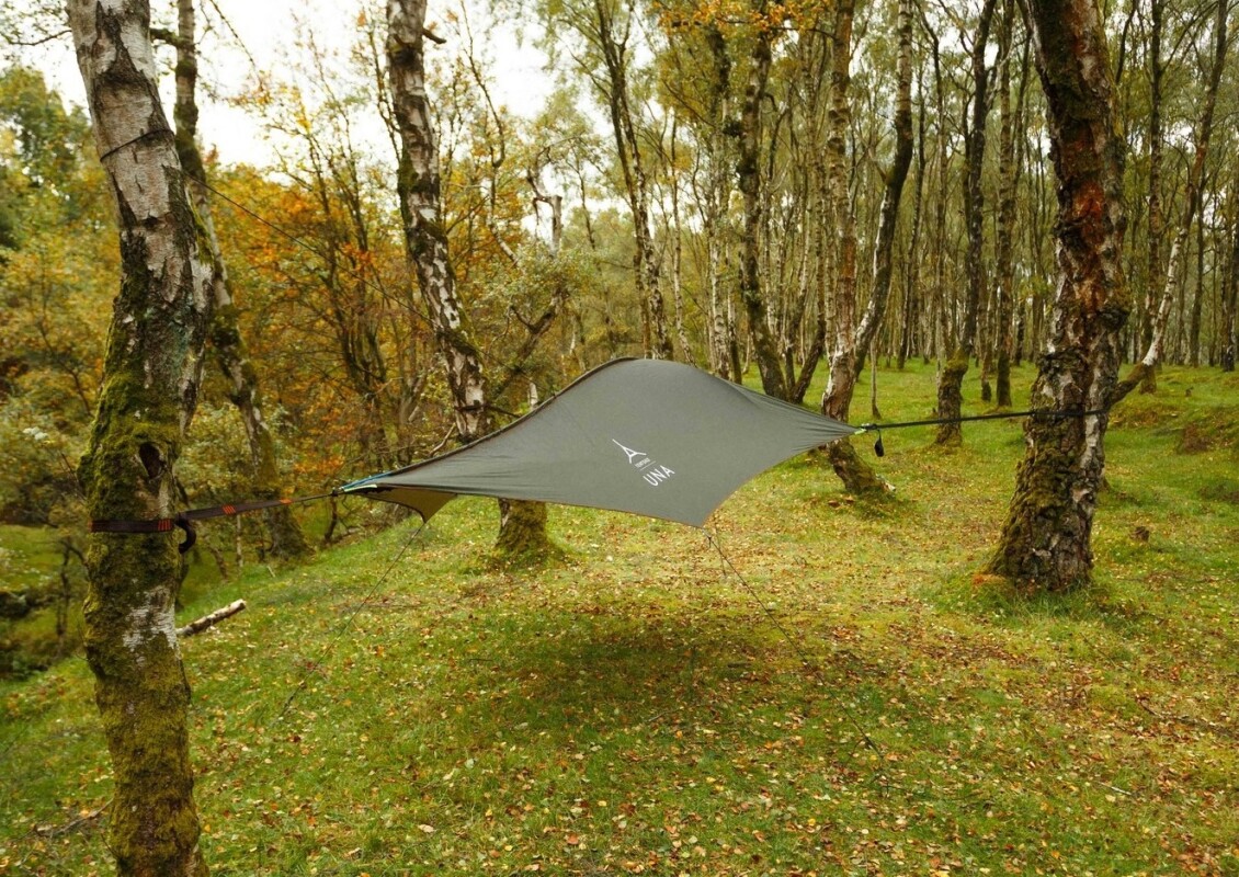 Hovering Air tent sleeps you in a breezy personal camp cocoon