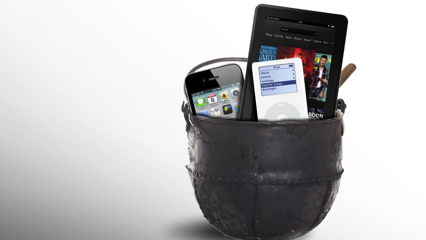 The timing was perfect when Apple introduced the first iPad (cauldron image: Shutterstock)