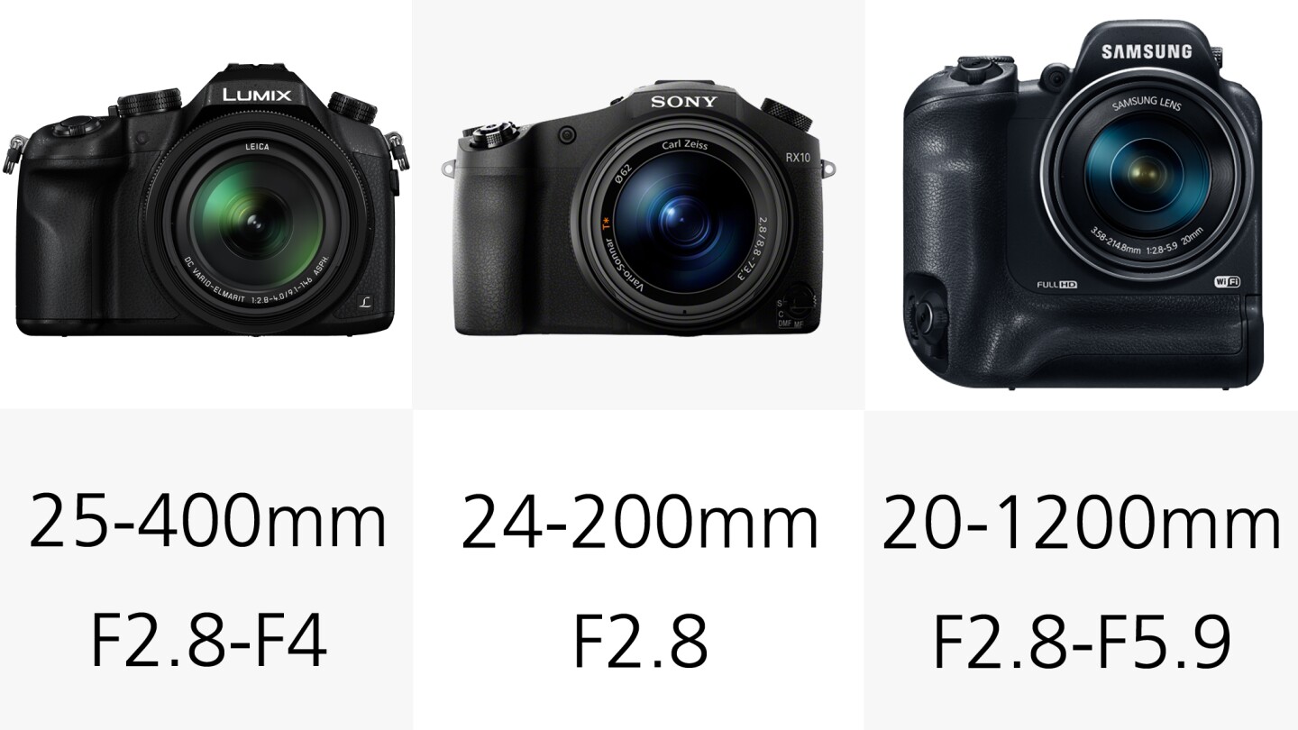 The Panasonic DMC-FZ1000 and Sony RX10 can't match the zoom of their smaller-sensored competition