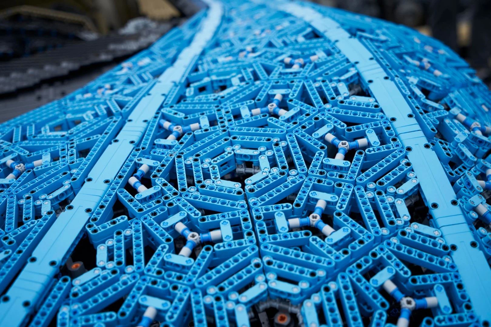Lego engineers spent over 13,000 work hours designing and building the life-sized Chiron