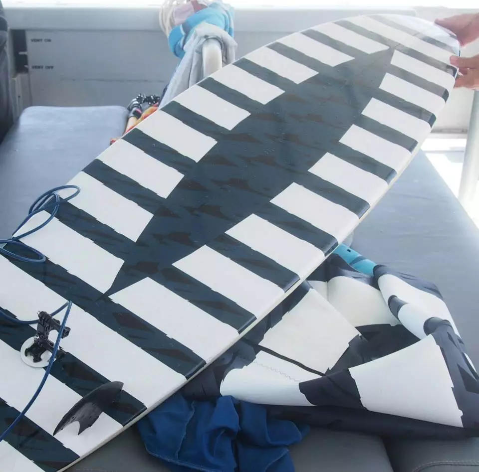 SAMS technology is also available for surf boards and other accessories