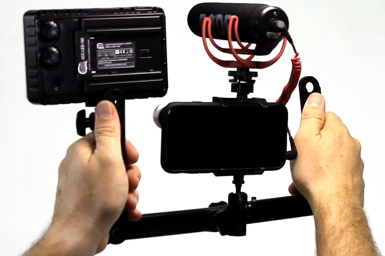 The Morphi, set up for use as a two-handed brace