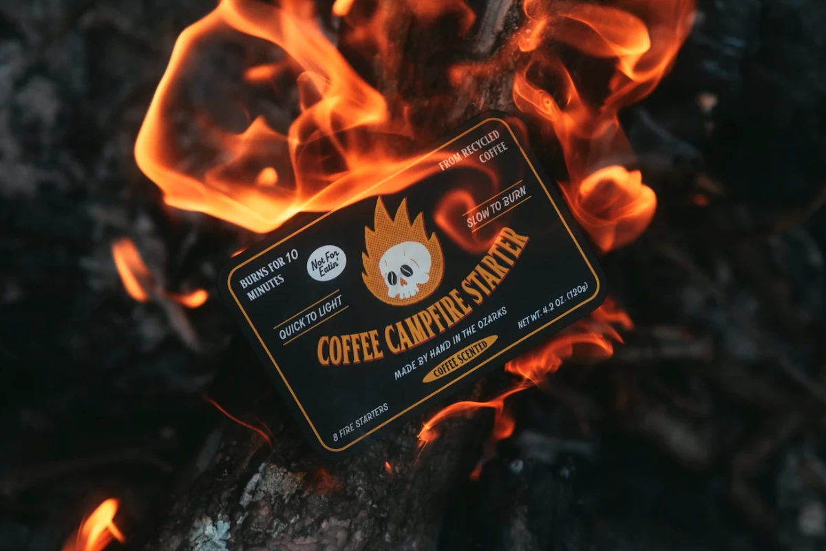 Morii Outdoor presents a new natural way of starting fire: coffee byproduct