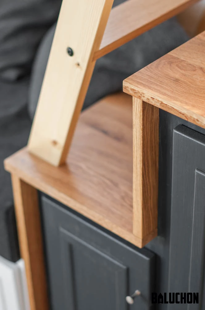 Interior detail of the Intrépide tiny home