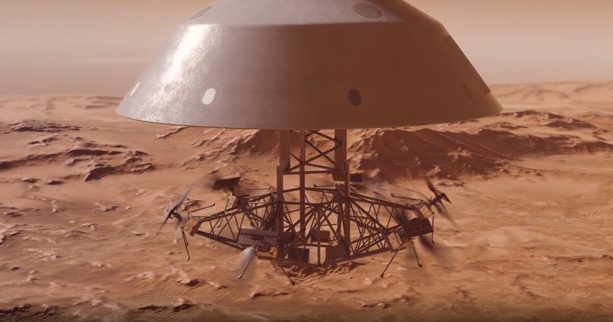 AeroVironment plans Mars mission with six helicopters AeroVironment plans Mars mission with six helicopters