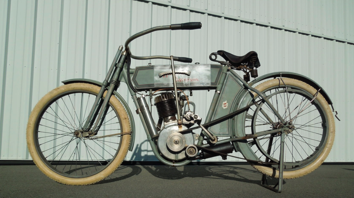 Several legendary names surround this restoration, which had been built specifically to be ridden in the first Cannonball endurance run. No corners were cut. Reproduction parts were limited to the sheet metal and handlebars. Good value at $60,500