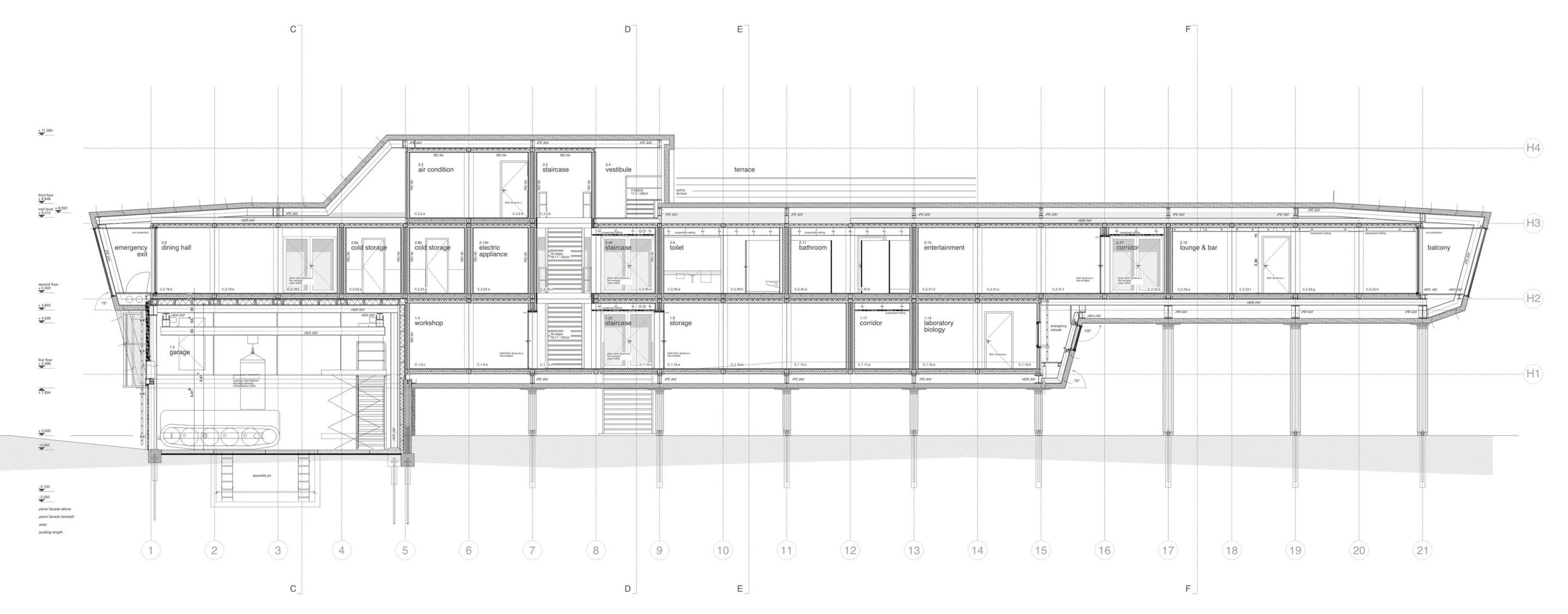 Architectural drawing (Image: bof artchitekten)