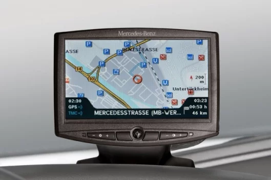 Mercedes Benz truck navigation system