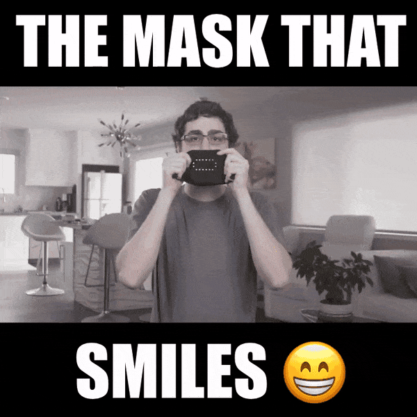 The JabberMask is voice activated, so it can mimic your mouth while speaking