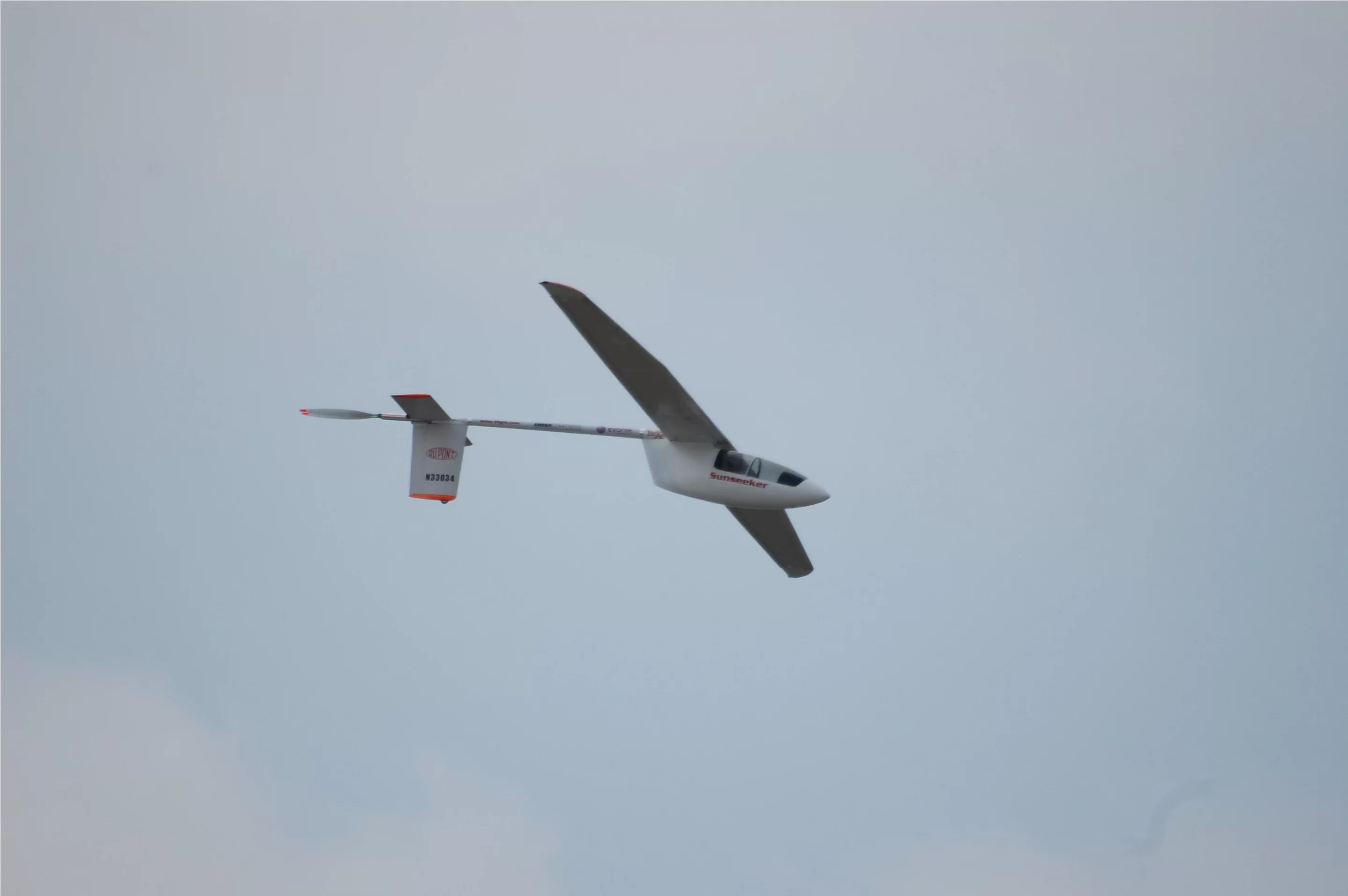 Sunseeker II flying over Le Bourget airfield in Paris