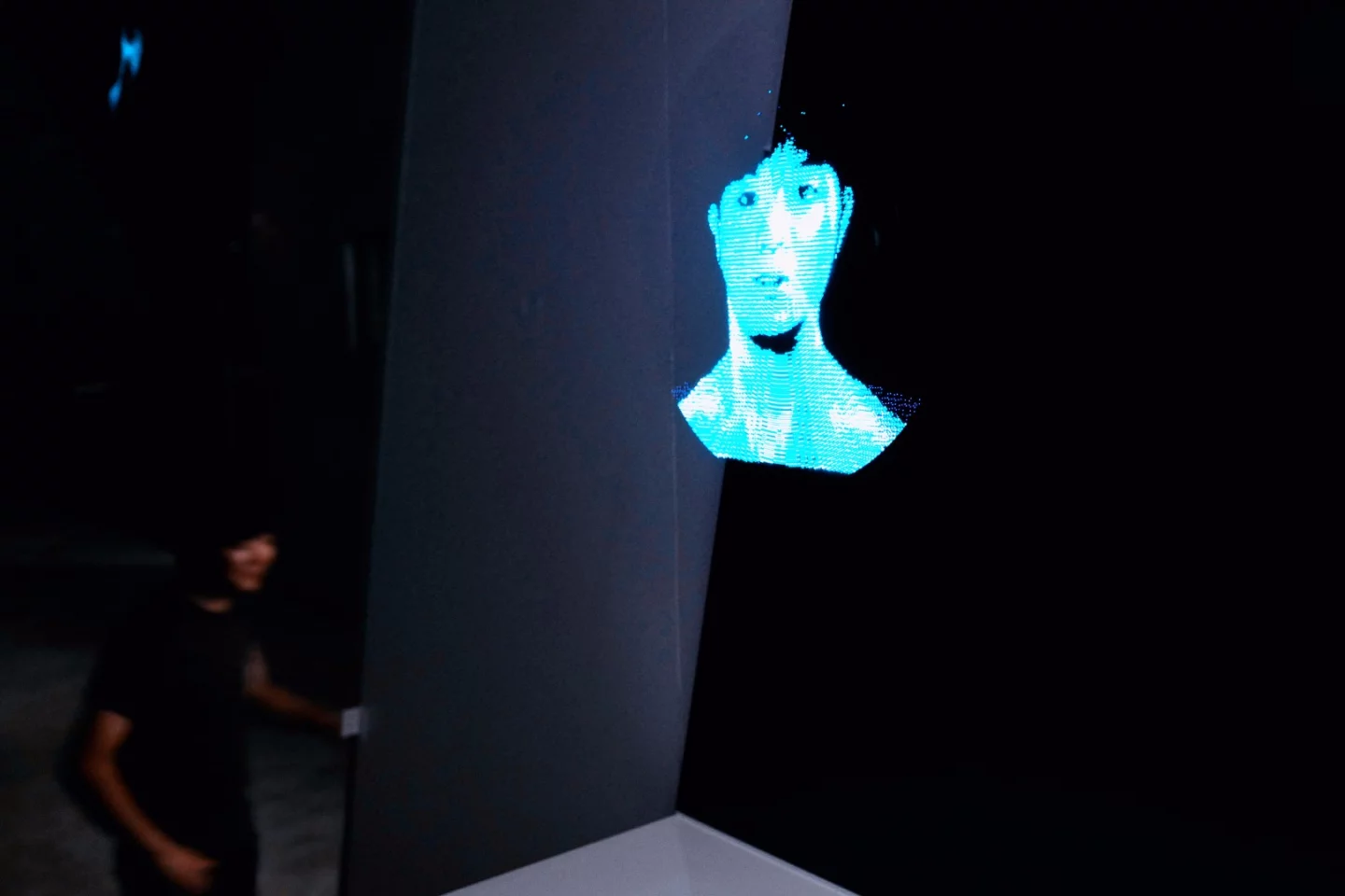 "Hol" the Moby holographic assistant will help with purchases and advice