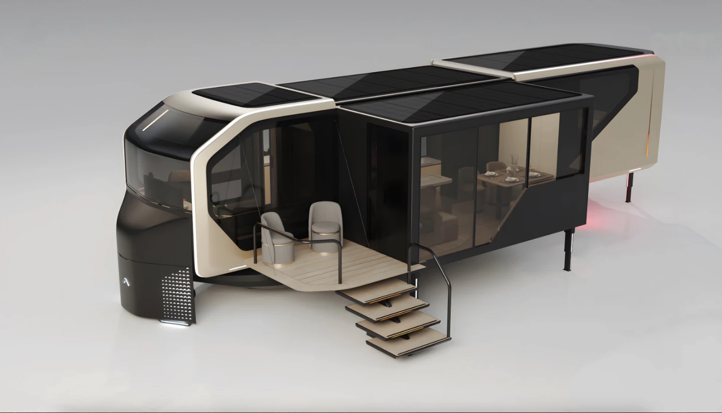 AC Future Transformer Home Trailer: Smart RV Debut
