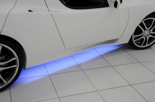 Futuristic entrance lights