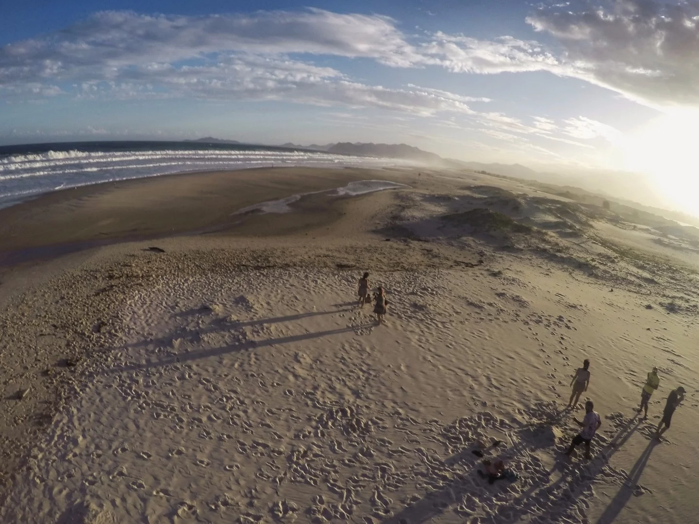 The weight of the GoPro helps to provide Birdie with aim and direction