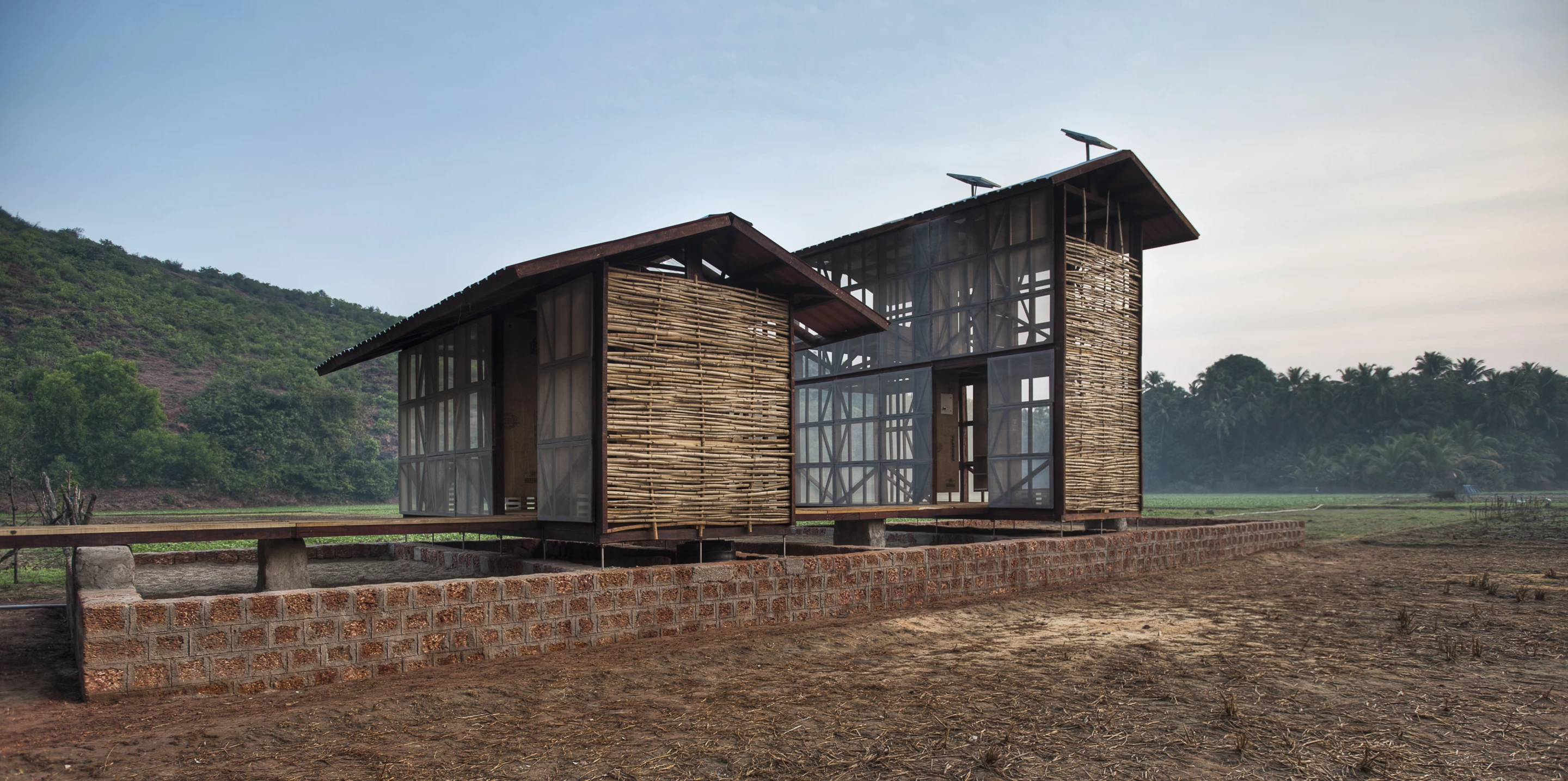 The Hut-to-Hut prototype uses mosquito nets to create translucent walls (Photo: Pasi Aalto/Rintala Eggertsson)