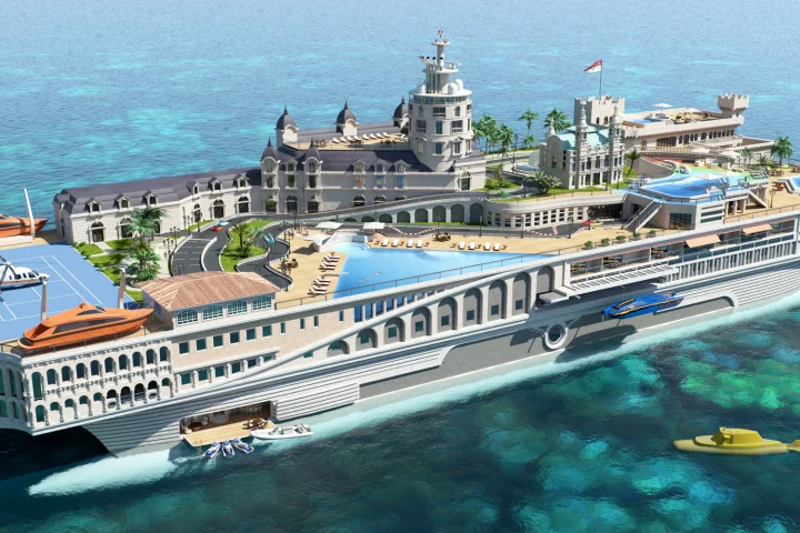 The Streets of Monaco themed superyacht concept