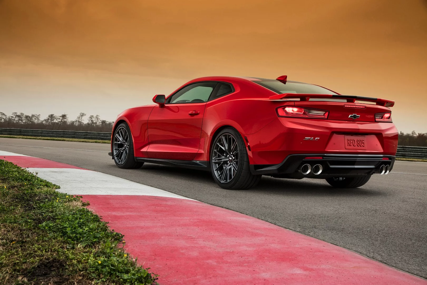 The rear wing and fenders are designed to improve high speed stability