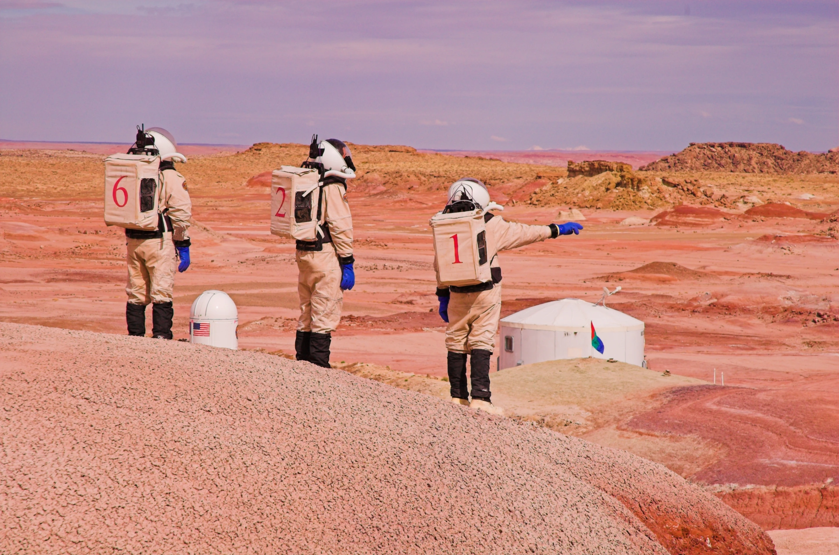 Earlier Austrian analog Mars test in 2006 (Photo: OeWF/Andreas Koehler)