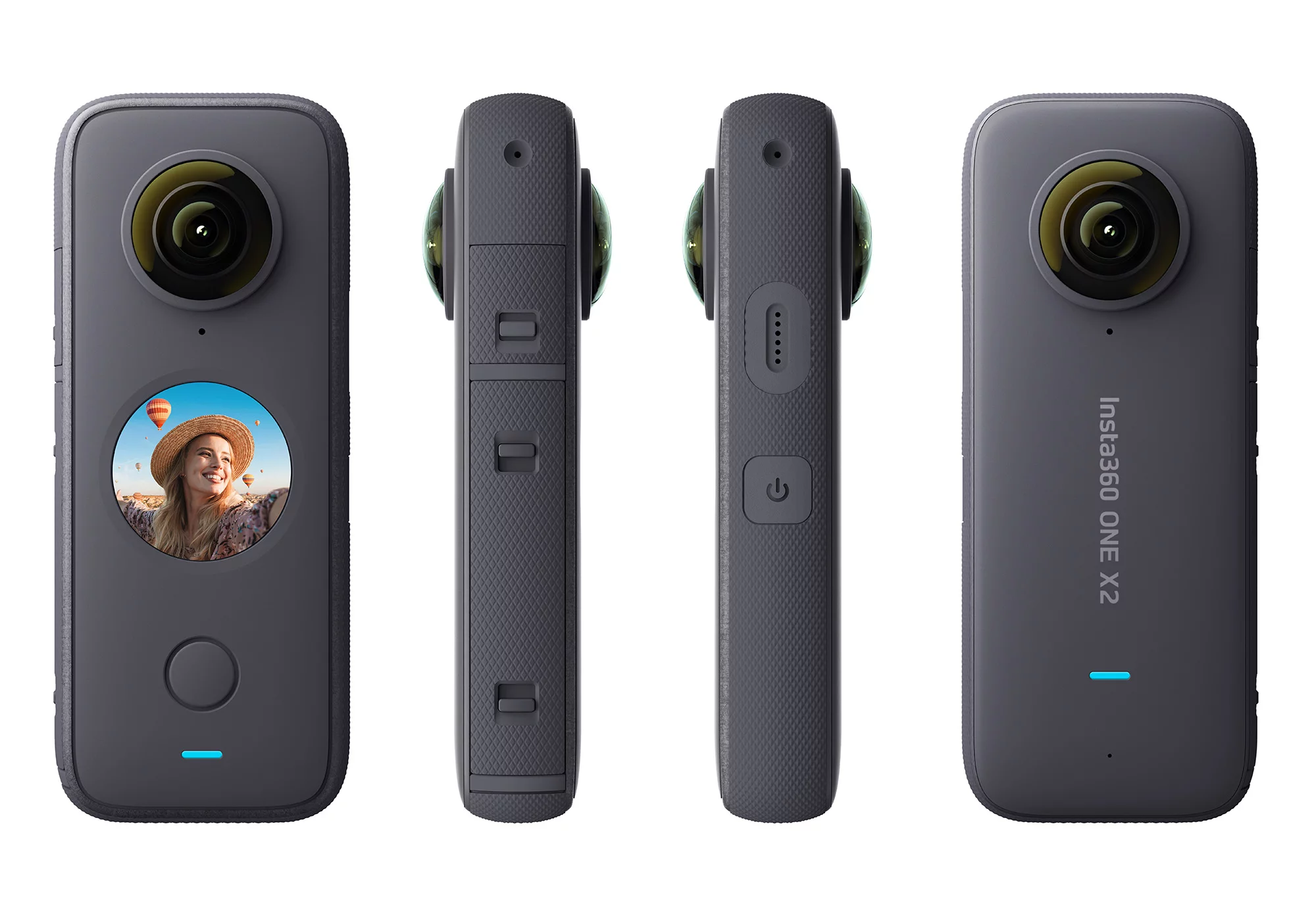 The new One X2 is waterproof down to 10 meters, and has a touchscreen for extra control and feedback