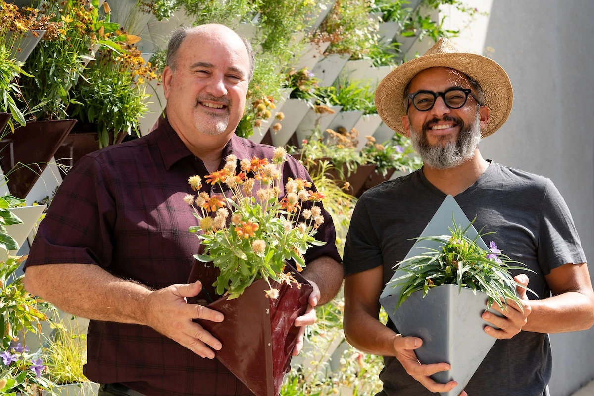 Assoc. Prof. Bruce Dvorak (left) and Assoc. Prof. Ahmed K. Ali