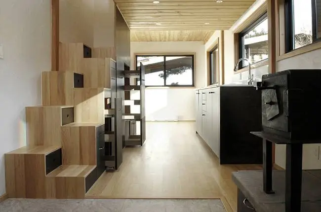 The interior boasts a high-end finish