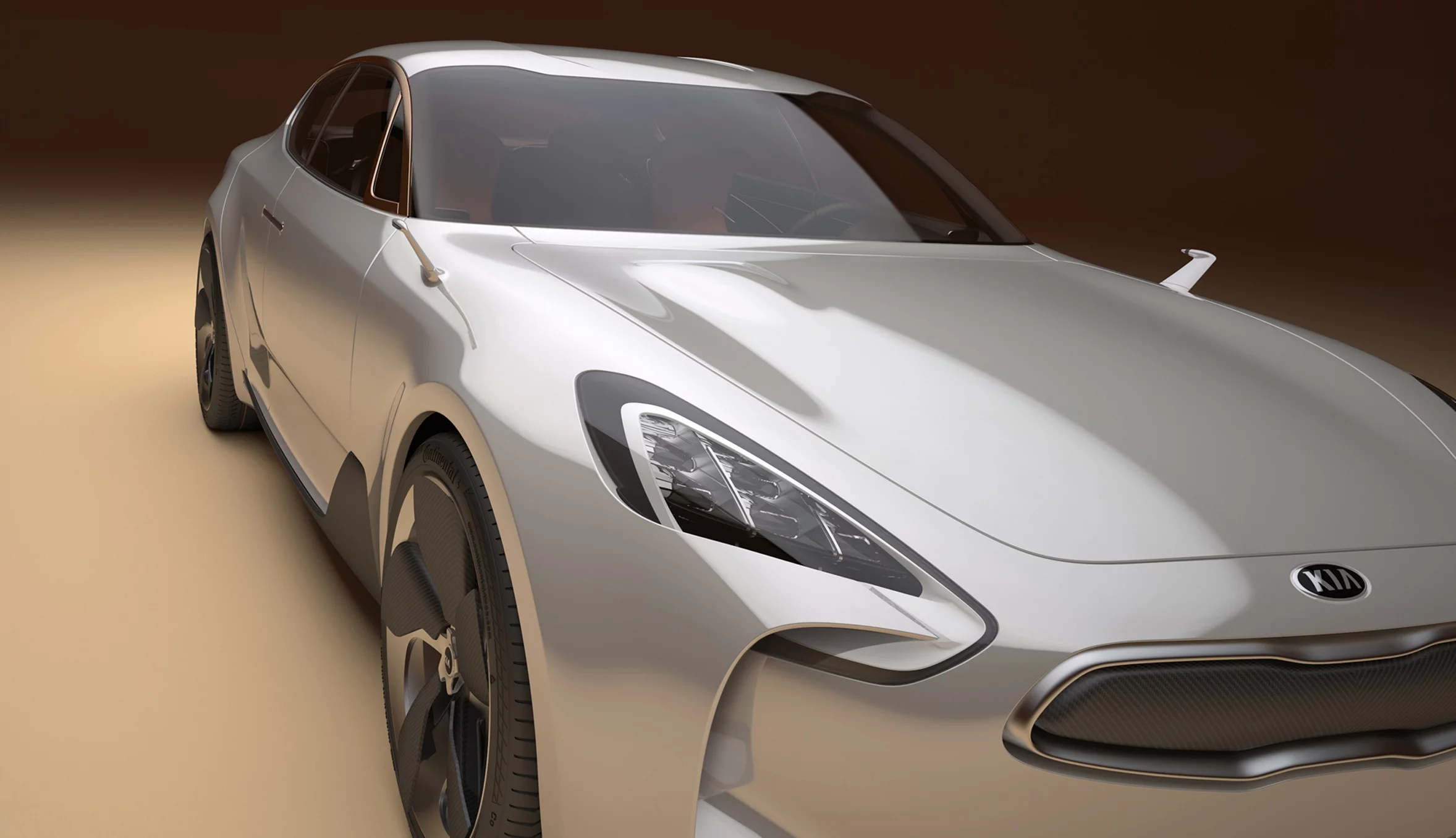 Kia's new four-door sports sedan concept will be shown at the Frankfurt Motor Show