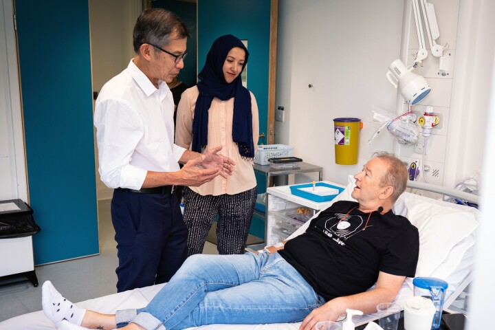 A London man is the first to receive a new cancer vaccine as part of a clinical trial