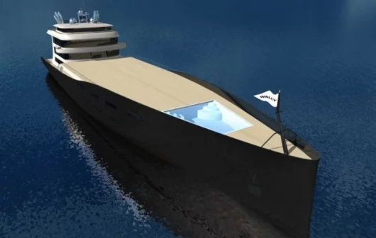 The WallyIsland 325-foot gigayacht