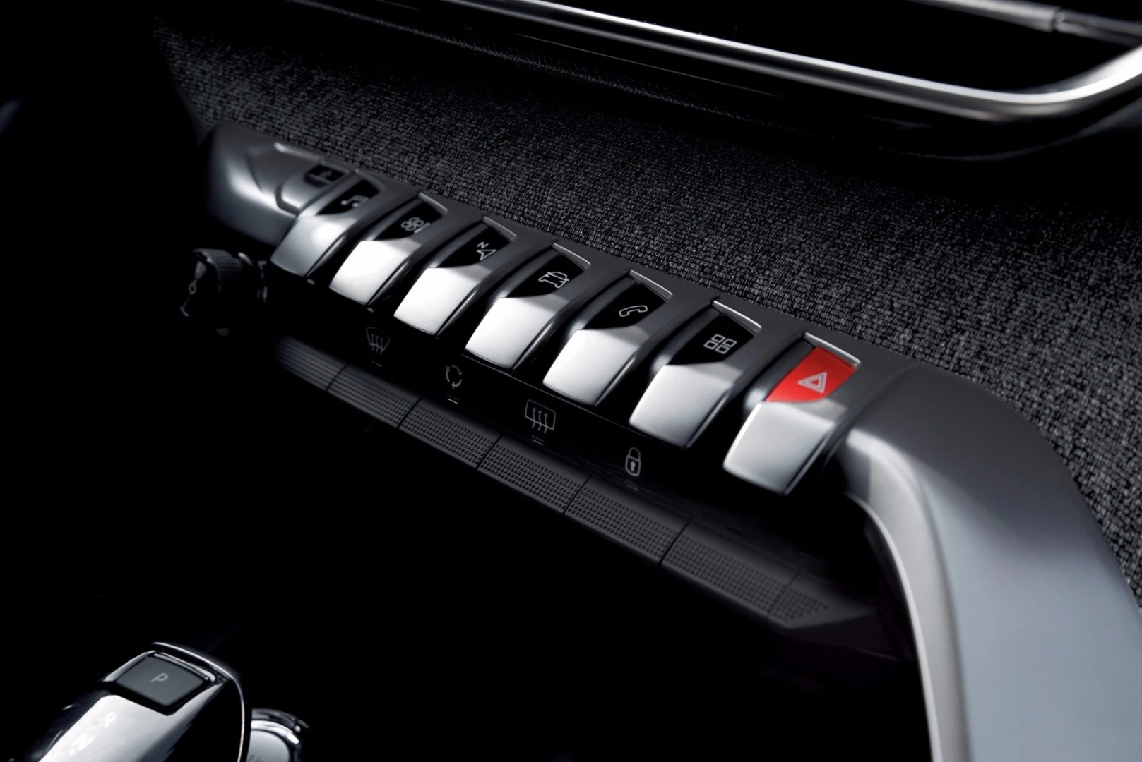 The i-Cockpit allows drivers to "enhance" the driving experience at the push of a button