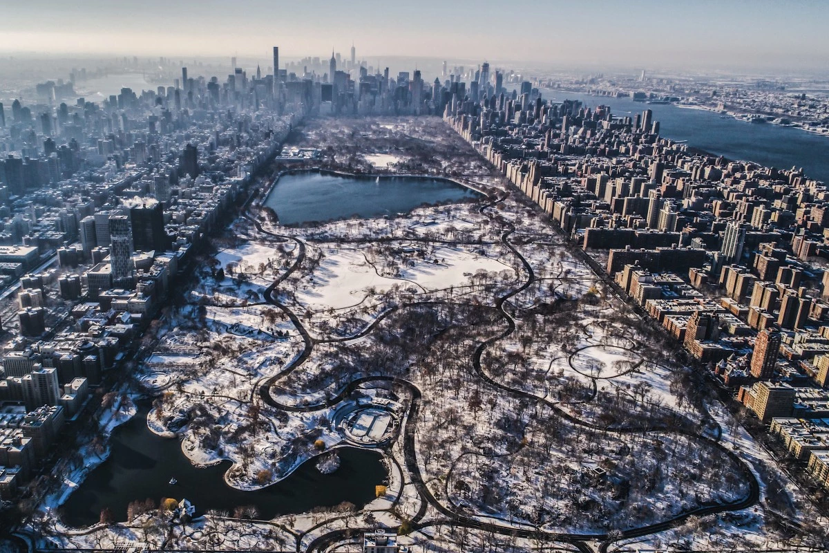Central Park Snowfall