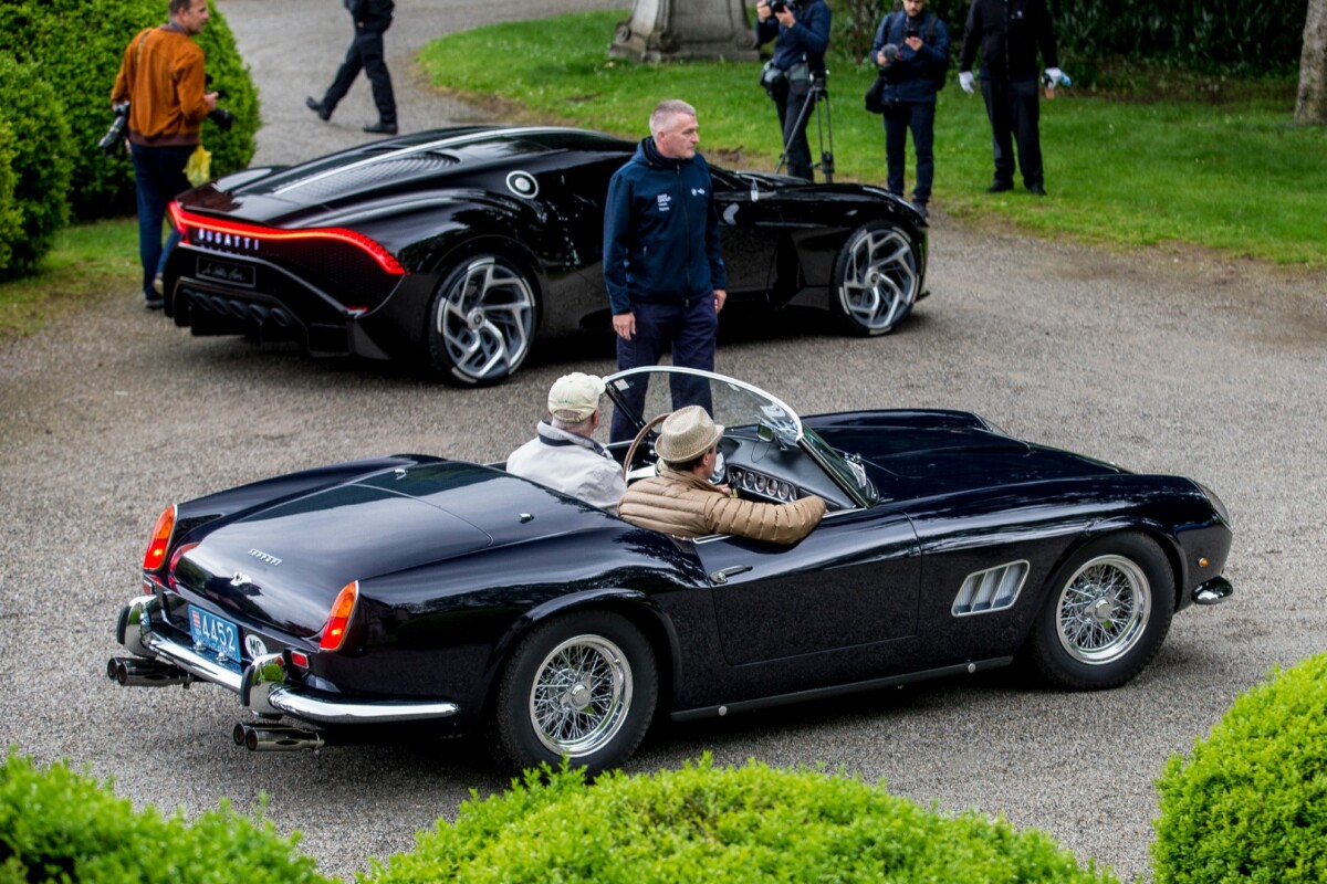 The winner in Class E: Swinging Sixties: The Sky's The Limit, was this 1961 Ferrari 250 GT California Spyder SWB Spider by Pininfarina owned by Tony Vassilopoulos (GB)