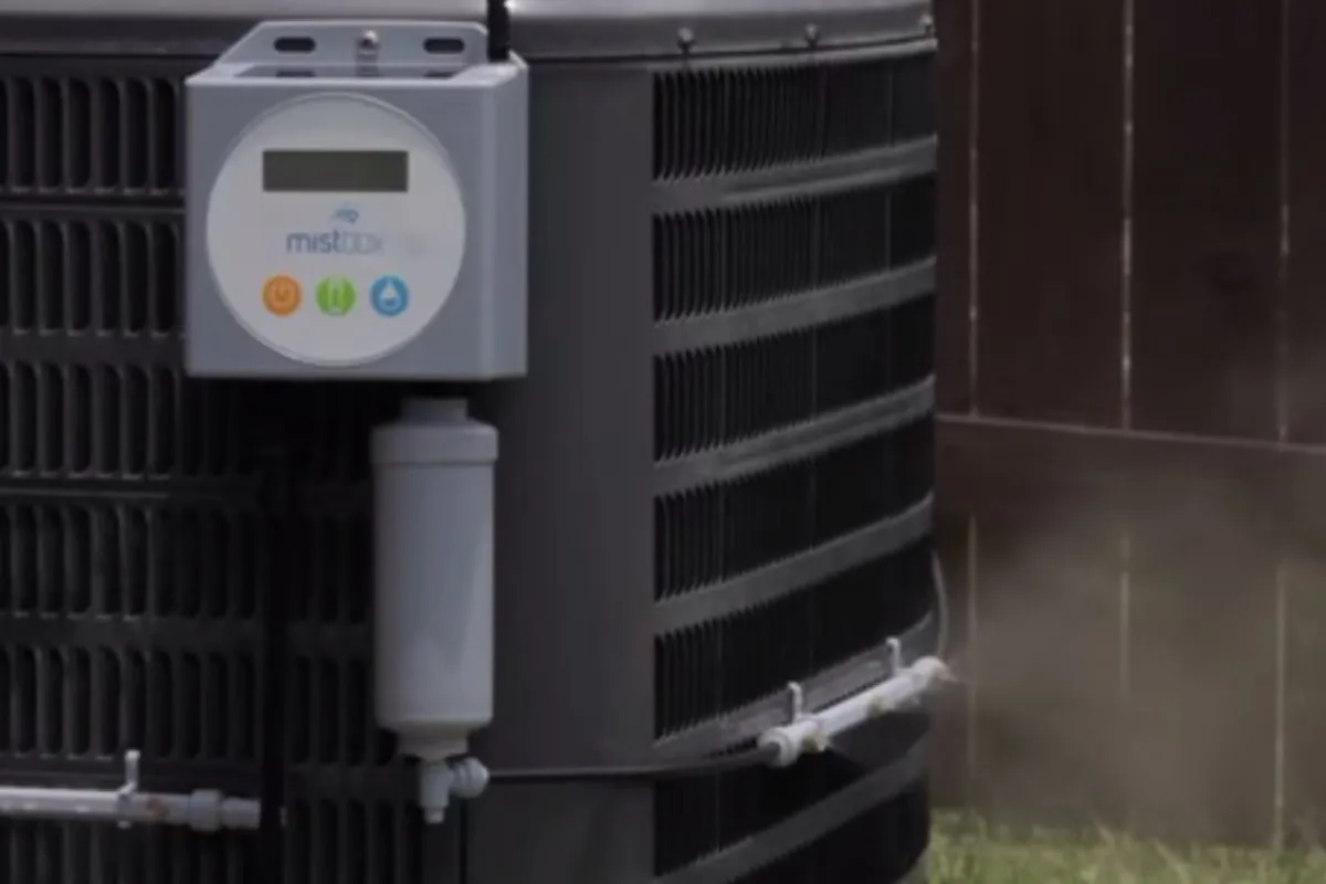 The Mistbox control unit is designed to be easy to install on existing air conditioners