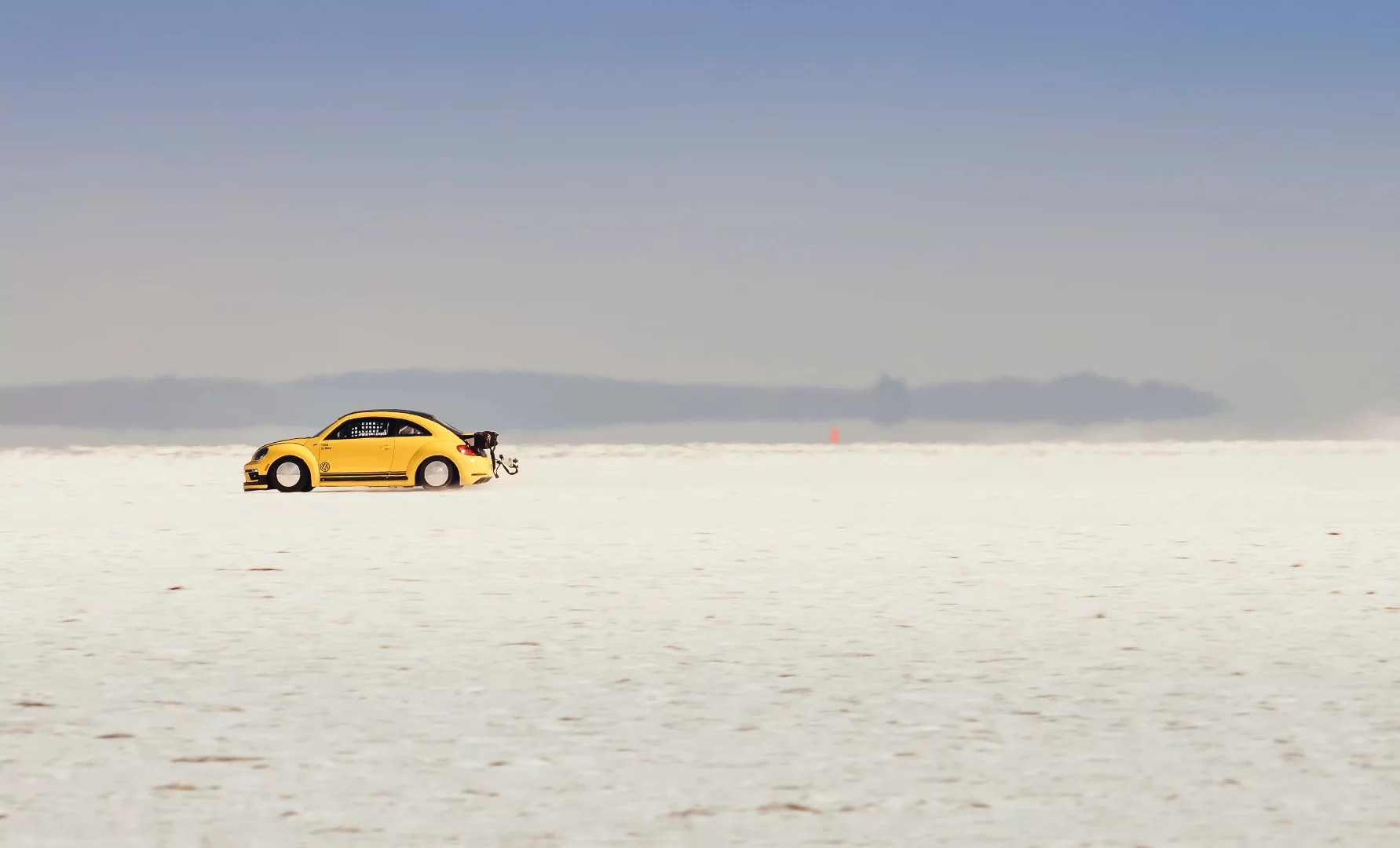 Volkswagen Beetle LSR on the salt