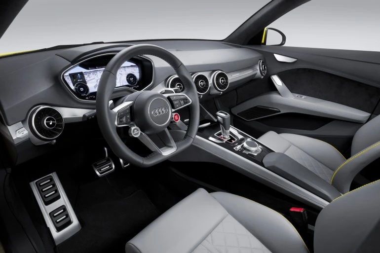 Inside, the TT offroad features a virtual cockpit
