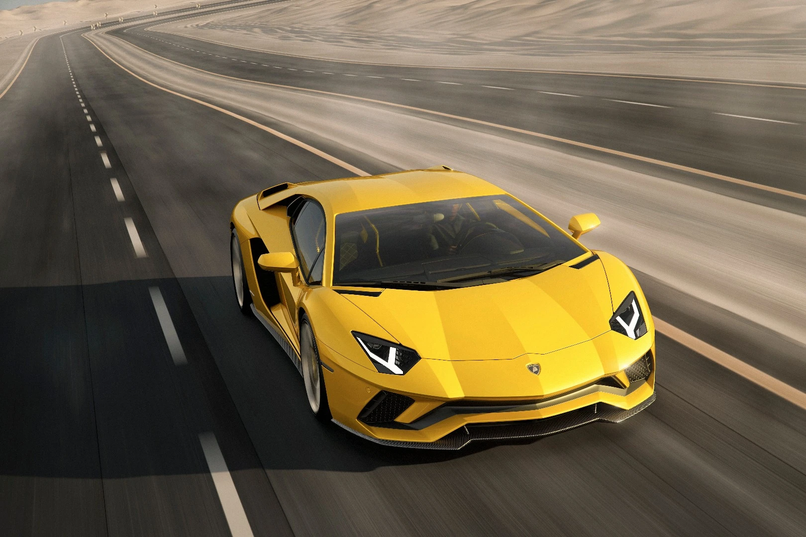 The new Lamborghini Aventador S has 40 hp more than the regular Aventador