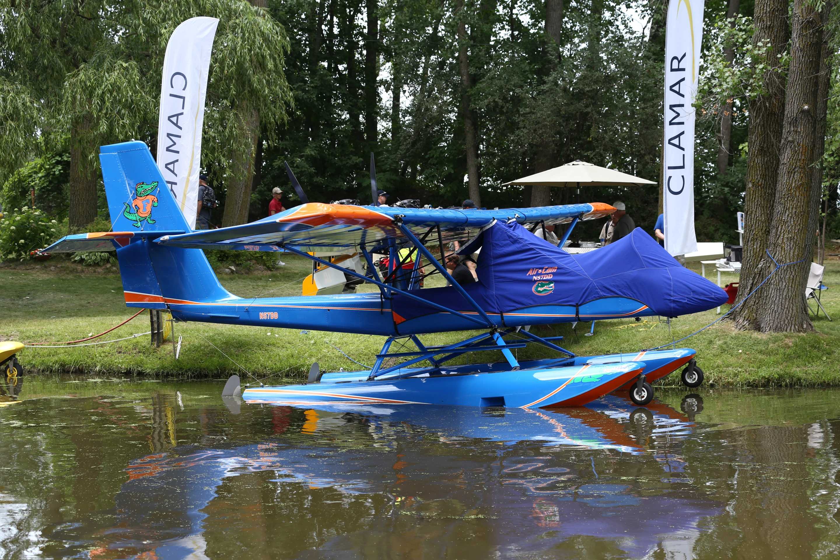 Seaplane bay provided camping and harbor for overnight pilots (Photo: Angus MacKenzie/Gizmag.com)