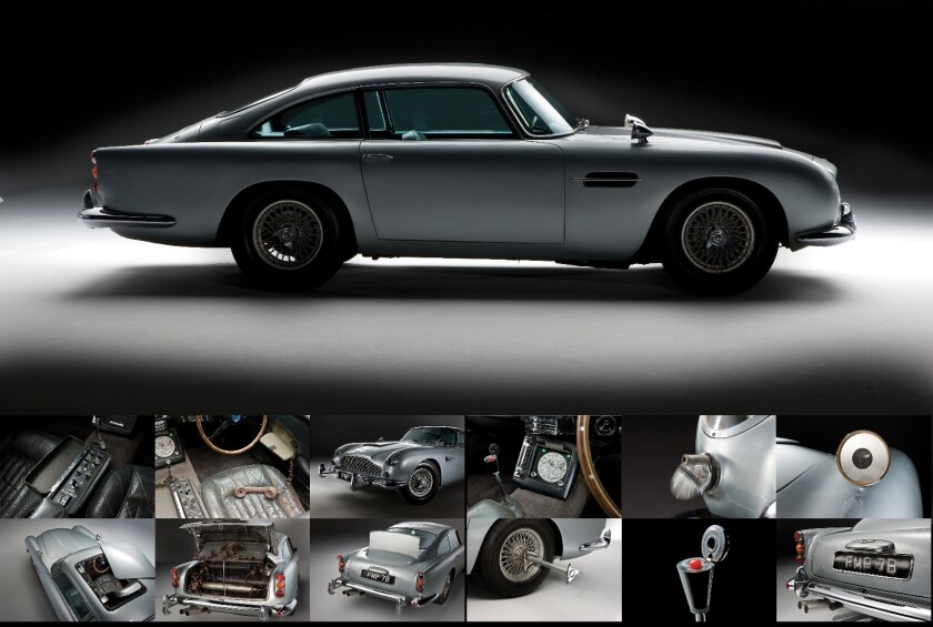 Possibly the most famous automobile in the world during the 1960s when Ian Fleming’s books became box office hits. At very least, there would not have been an auto enthusiast on Planet Earth who wasn't aware of the weaponised DB5 presented by gadgetmeister Q to James Bond (Sean Connery). The car had .30 calibre Browning machine guns behind the front indicators, retractable tyre slashers, a retractable rear bullet proof screen, a radio telephone concealed in the door, a radar scanner with a tracking screen in the cockpit, a passenger ejector seat, an oil slick and smoke screen generator and revolving number plates. The hero car from the movie, fitted with all these features, sold for $4.6 million in 2005.