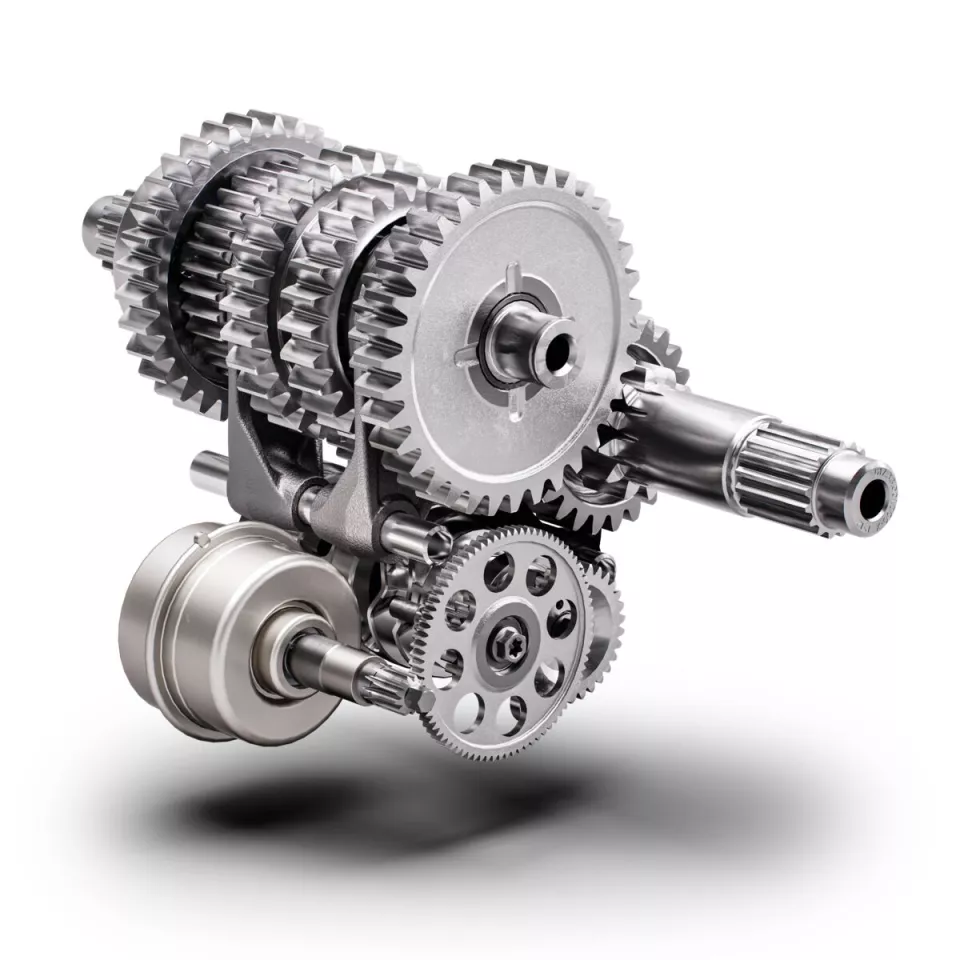 The AMT gearbox was first revealed on the KTM 1390 Super Adventure R prototype