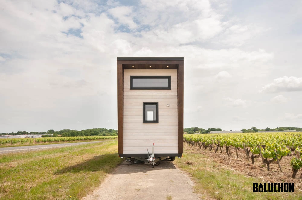 Baluchon recently completed the Intrépide as a bespoke tiny home for a couple and their dog