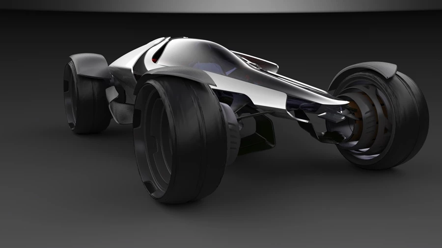 A rendering of the Synaptiq in buggy mode