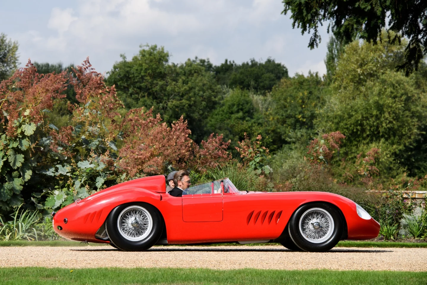 This 1958 Maserati 300S is one of only 26 World Sportscar Championship cars built, and was raced as a factory car by Stirling Moss in 1958. Costing $10,000 new, the 300S was a derivation of the 250F Grand Prix car, and though it is now 60 years old, it has a top speed of 180 mph.