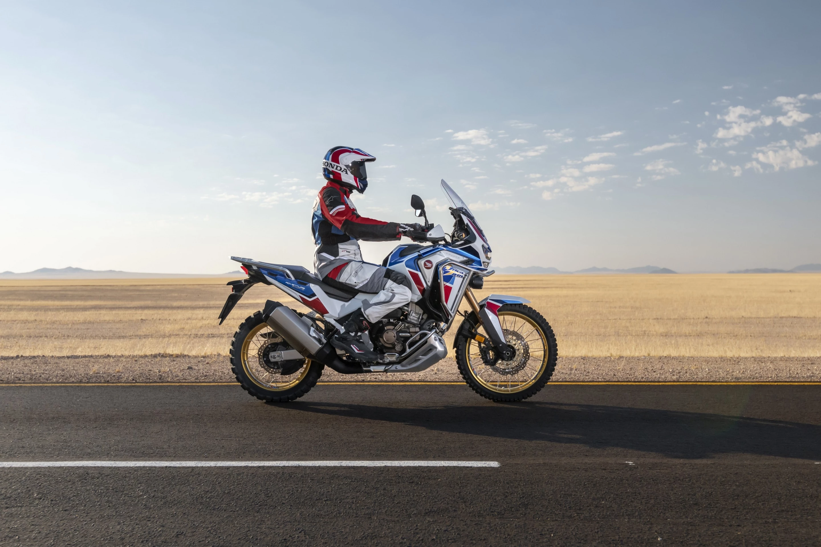 The 2020 Honda CRF1100L Africa Twin Adventure Sports in action