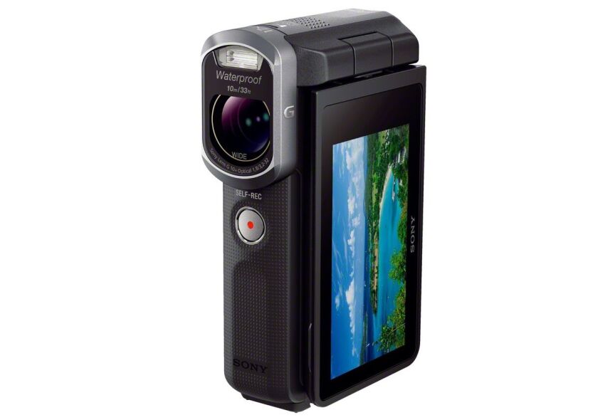The camera has a swiveling 460K-dot 3-inch LCD screen