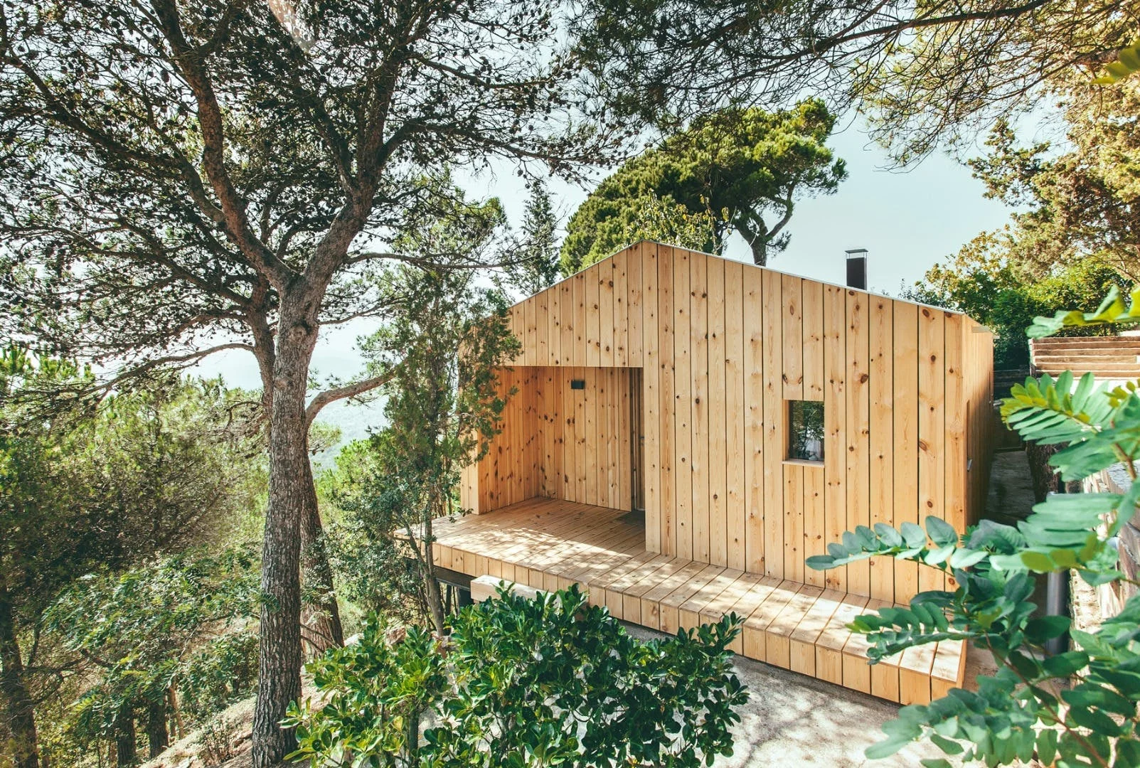 The Wood Studio House in Sant Cugat, Spain